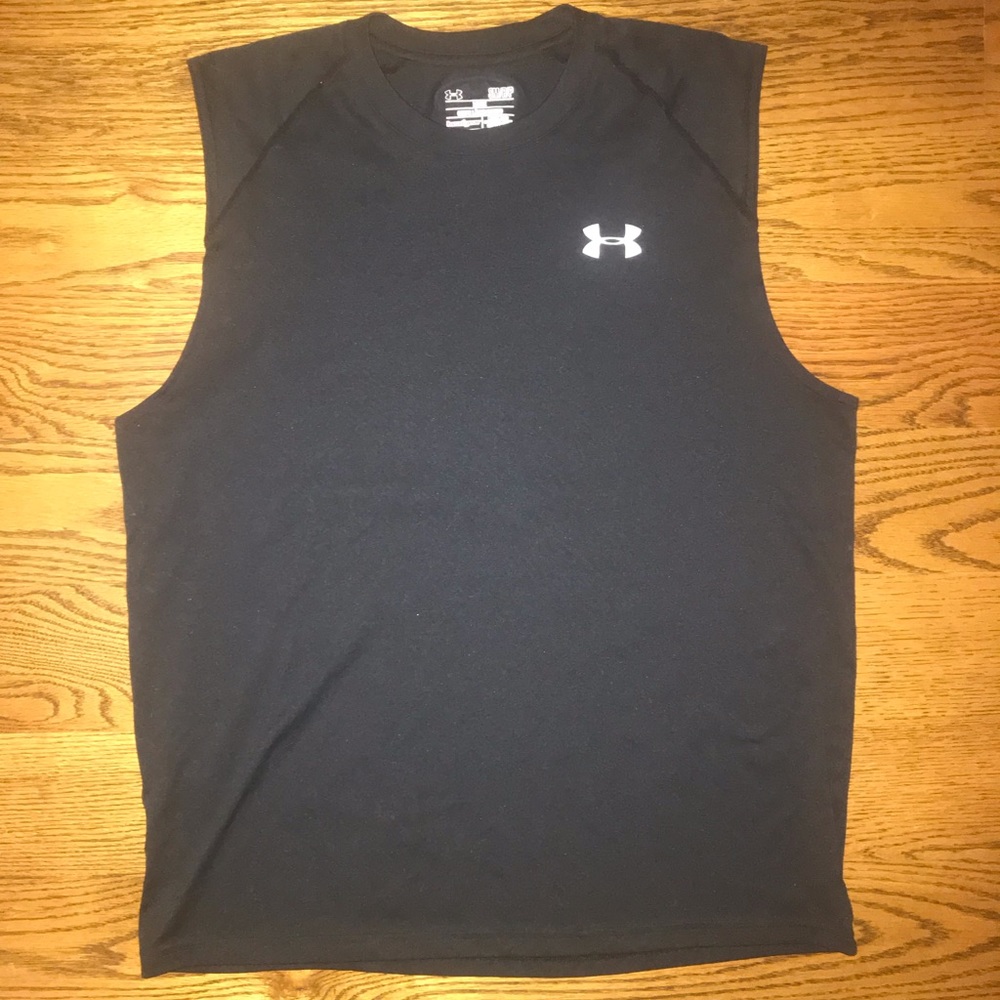 Under Armour heat gear black tank top shirt